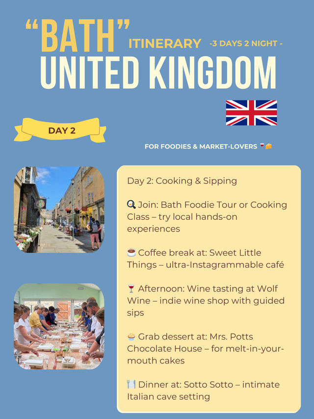 Bath 3-days itinerary 