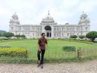 Regal Vibes at Victoria Memorial in My South Indian Look