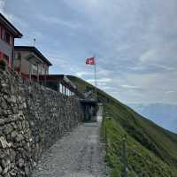 Staying a night at Hotel Rothorn Kulm gets to enjoy the view of the mountains and valleys