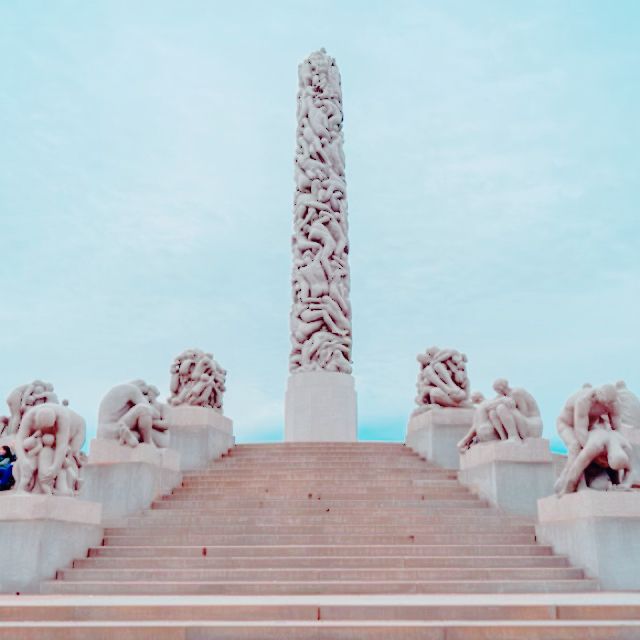 彫刻家の傑作が集結した公園⛲️🇳🇴