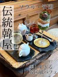 【ソウル・安国】 韓国の伝統的な韓屋で美しすぎるパフェに出会った🥹✨