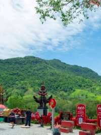 องค์ท้าวเวสสุวรรณลอยฟ้า’ ที่วัดป่าคาสามัคคี