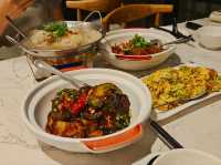 A scumptious dinner at Tanzen, Millerz Square