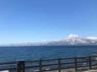 北海道-支笏湖（公車會搭比較久，建議從機場搭較容易有位置）