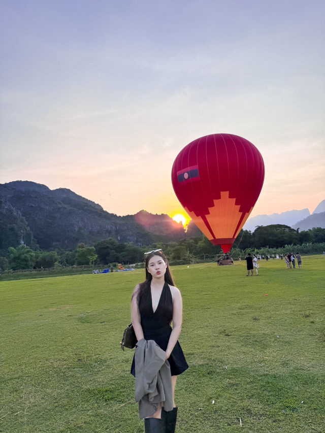 🎈 บอลลูนบินเที่ยวเหนือ Vang Vieng