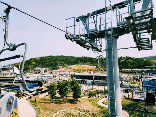 🛷【風馳電掣】釜山 Sky Luge：一家大小都會愛上的滑行快感！