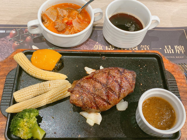 首次來大全聯～體驗熟成牛排🥩