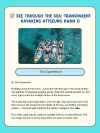 Transparent Kayaking at Tseung Kwan O 🙌