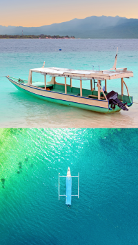 ลอมบอก (Lombok) หาดทรายขาว น้ำทะเลใส