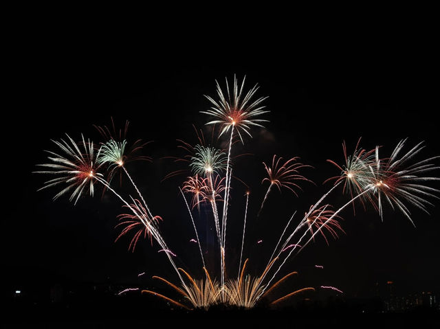 Tower Shines Bright✨  Austria's Pyrotechnic Symphony Over Macau