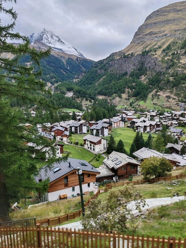 A Serene Town at the Foot of the Matterhorn A Serene Town at the Foot of the Matterhorn