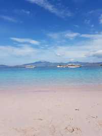Bikin gamau pulang pink beach pulau komodo 💛
