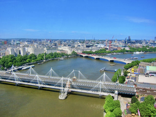 Thames Dreamscape🌤️ London Eye — The City from the Sky