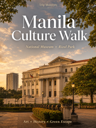 🌿 National Museum & Rizal Park: A Calm Culture Walk in Manila 🎨