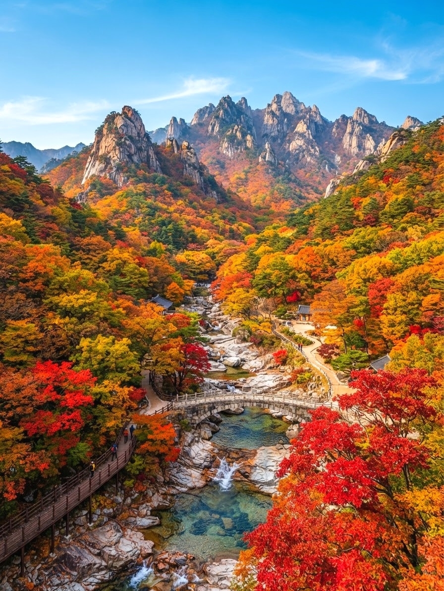 Experience Autumn Bliss at Seoraksan National Park, South Korea: A Must-Visit for Fall Foliage