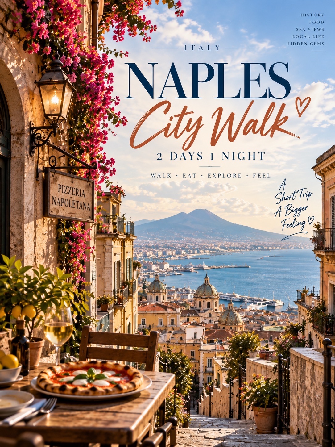 🇮🇹 Naples, Italy — The Wildest Soul of the City ❤️🍕 2D1N · City Walk