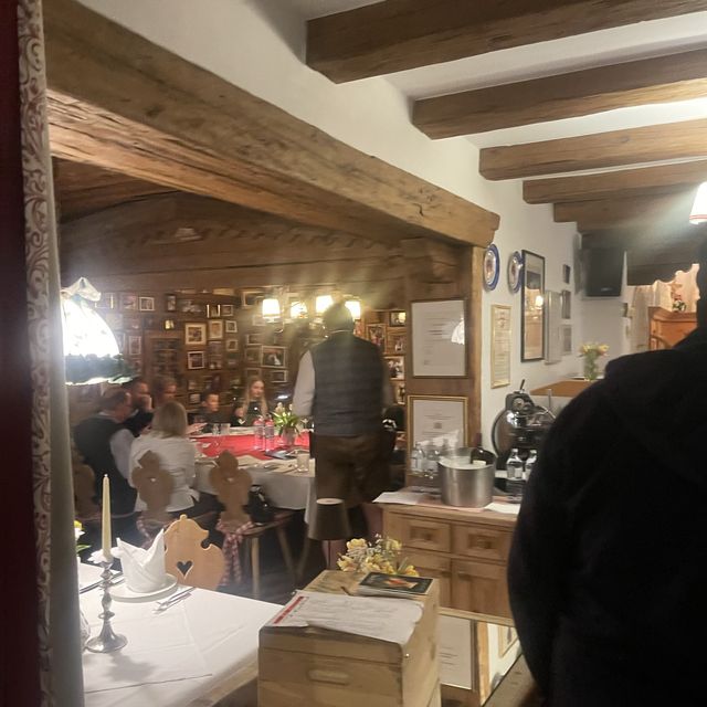 Dinner at Rosi’s Sonnbergstube Austria
