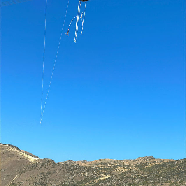 Bungy jumping in New Zealand 