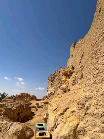 穿越神話遺跡感受日落餘暉🌄