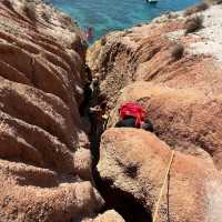 Tsigrado beach Milos 🏖️