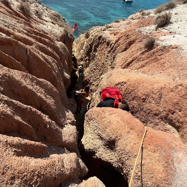 Tsigrado beach Milos 🏖️