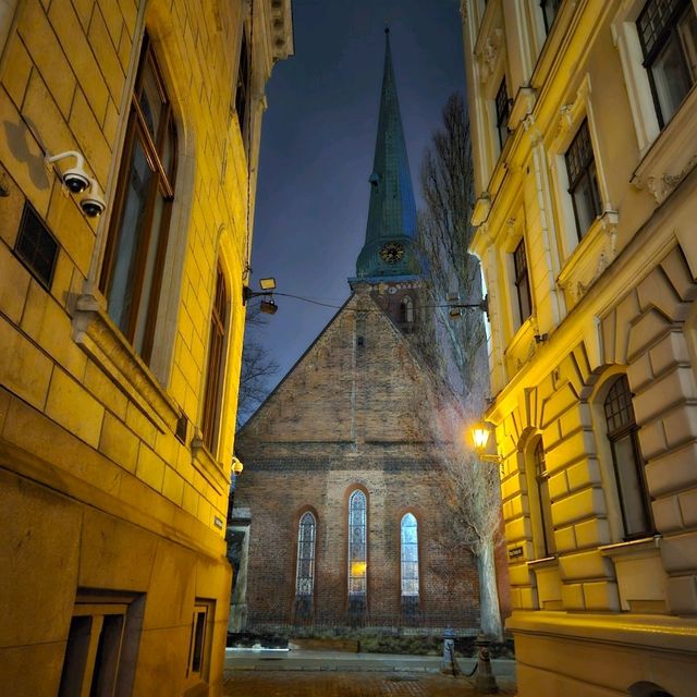 One evening in Riga.