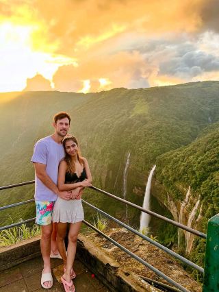Visiting Nokalikai Falls was truly an amazing natural experience! 🌊🏞️