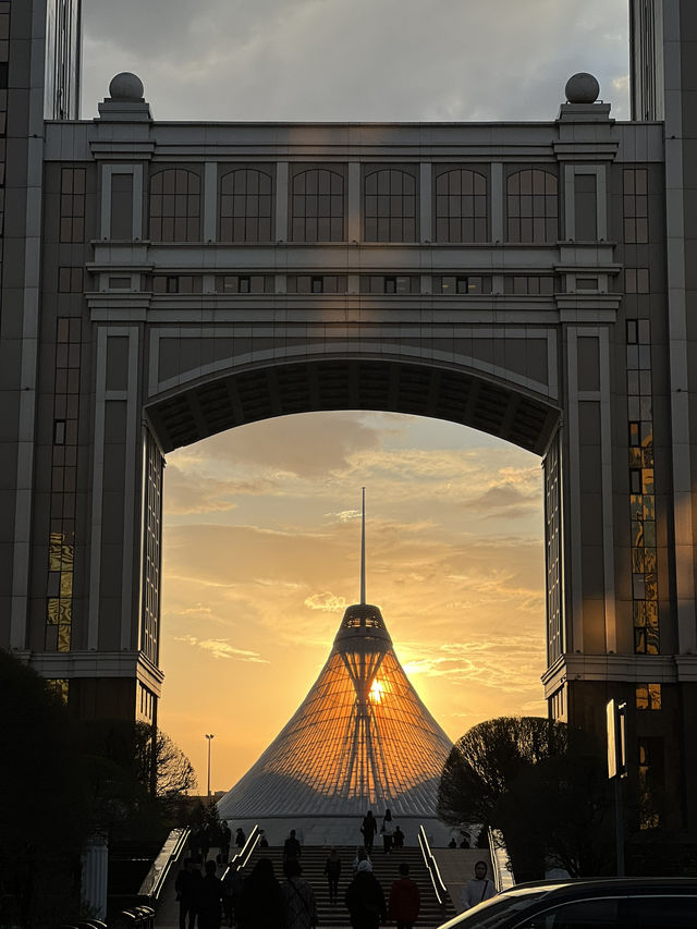 Astana in golden hour! 