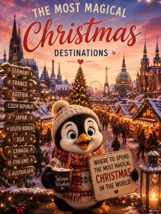 🎄 Where to spend the most magical Christmas in the world ✨