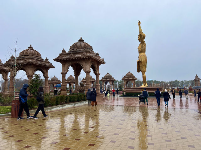 煙雨朦朧之印度神廟！