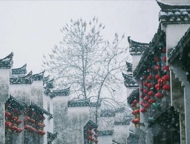 這個冬季得去看一場徽州的雪