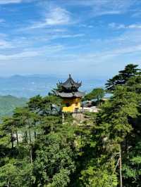 九華山天台我也登上了哈