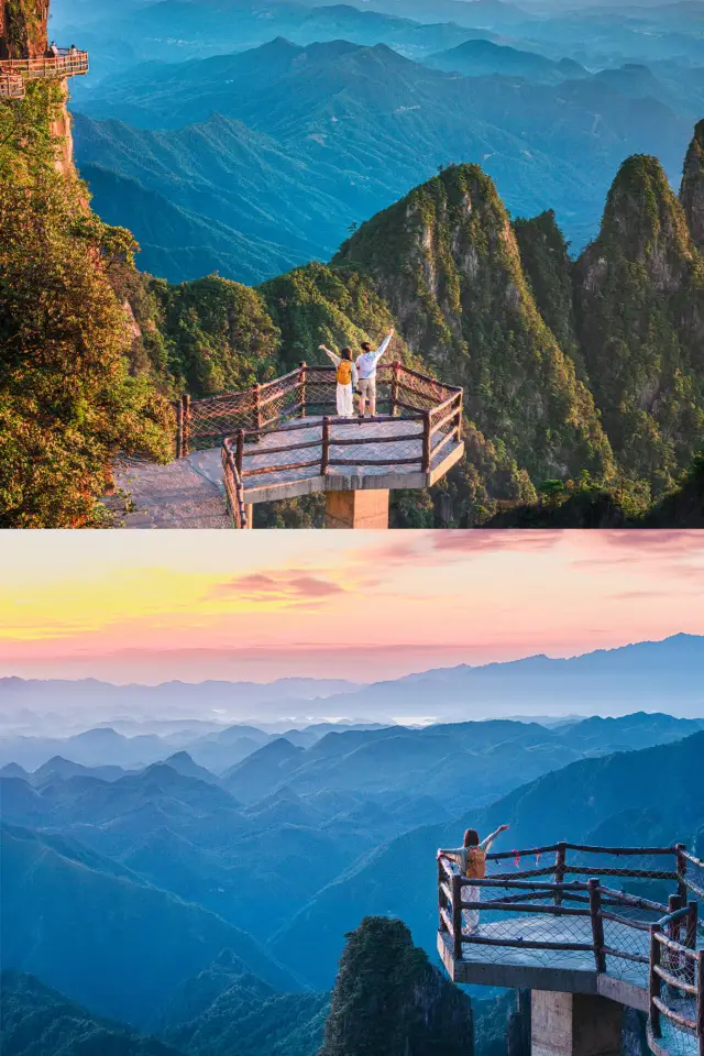 The severely underestimated Chenzhou is blessed with the magnificent high mountain sunsets and sea of clouds of Mangshan
