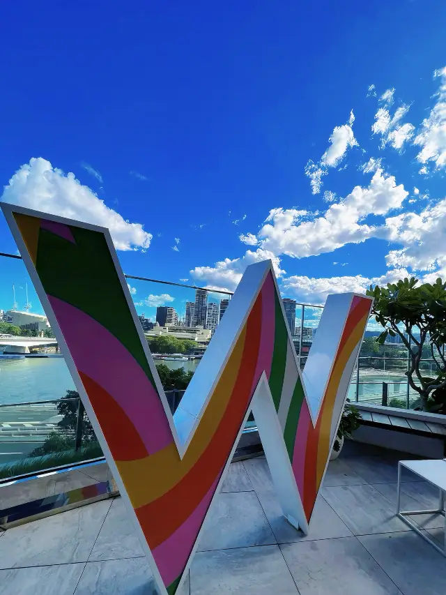 Brisbane! My favorite W Hotel, I don't want to check out! 
