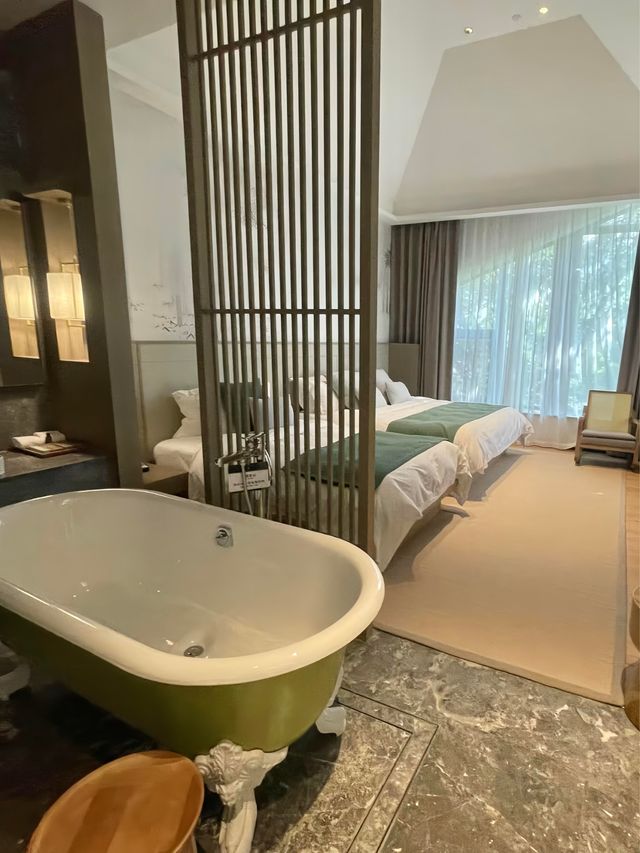 九宮格泡湯。