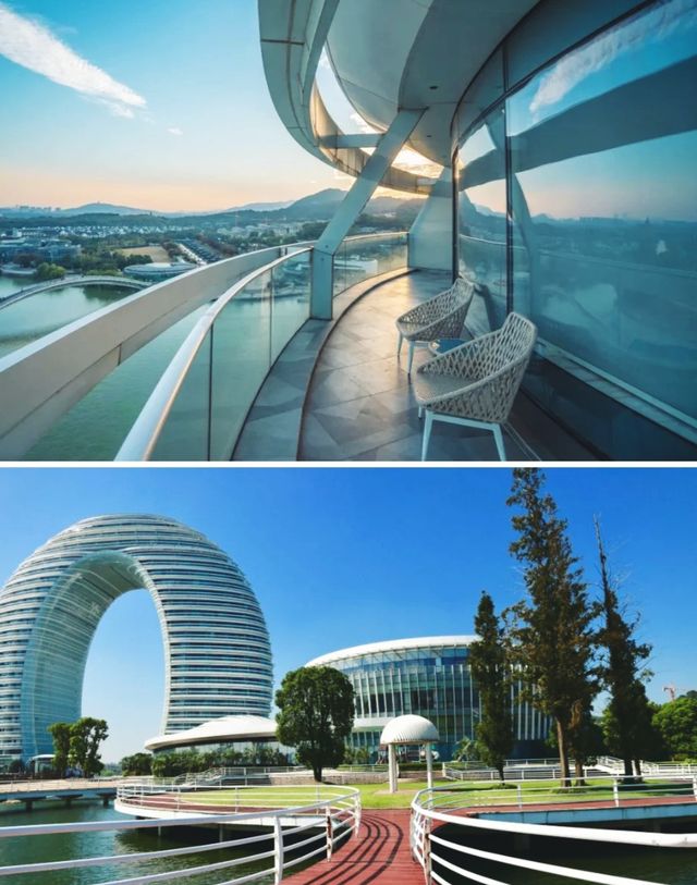 坐擁一線湖景！住進太湖畔的「月亮酒店」！。