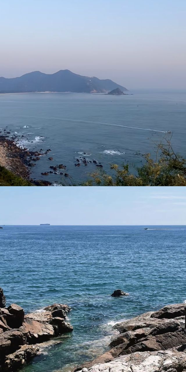 深圳東西涌天文台穿越海岸線徒步攻略：海山相擁，美景與挑戰並存