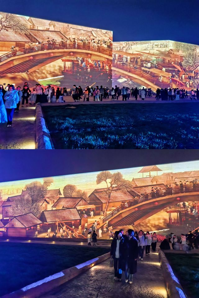 只有河南戲劇幻城  夜晚夢幻般的視覺效果