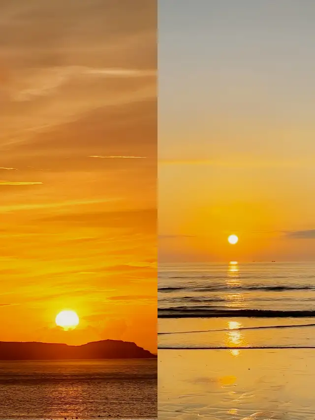 Pingtan Sunrise Chronicle → A Romantic Orange Date Between the Sea and Sky