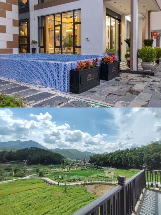 邂逅花海驛站，擁抱自然的理想之居 在永嘉岩坦鎮東岙村，有一處被花海與田園簇擁的美好所在——花海驛