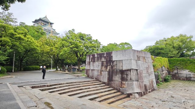 真係估唔到，落住小雨遊大阪城公園竟然咁浪漫
