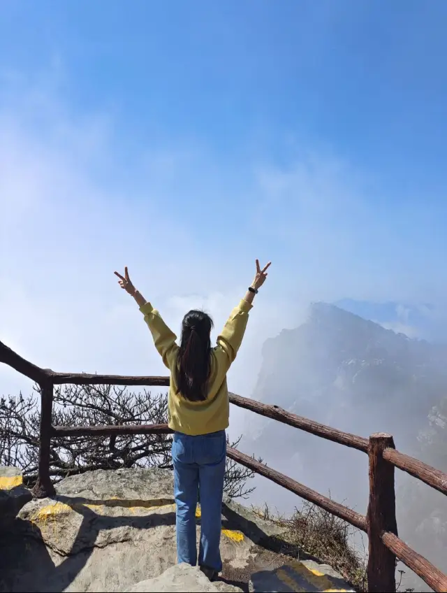 "Exploring Wulao Peak: Encountering the Majestic Landscape of a Taoist Sacred Site"