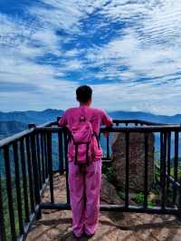 濟源王屋山完結篇 山巒美景與捨身崖 登頂總仙宮與財神殿探索