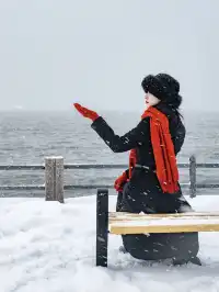 下雪的威海氛圍感絕了