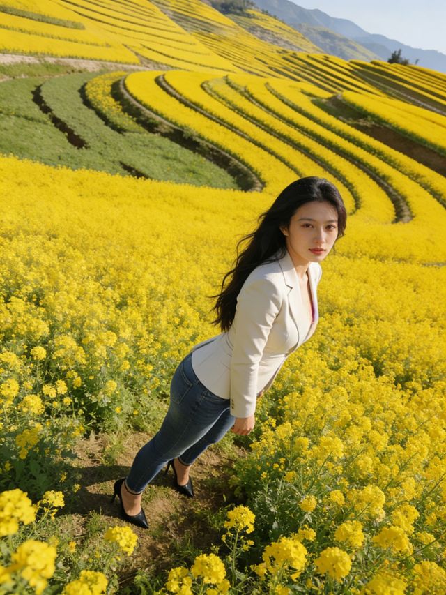 油菜花海拍照指南 油菜花海拍照指南