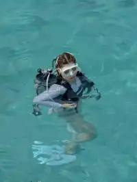 在普吉島和世界冠軍一起潛水