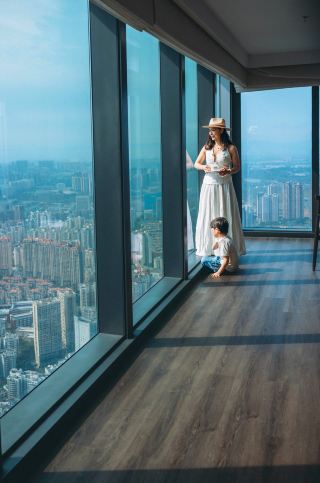 난닝에 오시면 세계에서 가장 높은 샹그릴라 호텔에 머무르세요.