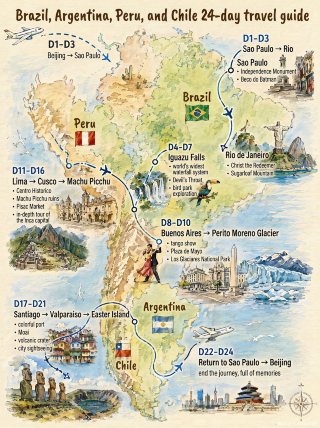 Only visiting one country in South America? A 24-day, 4-country tour is the ultimate experience