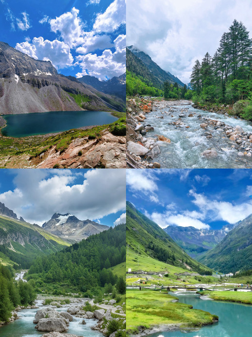 Embrace the snow-capped mountains and colorful forests, and