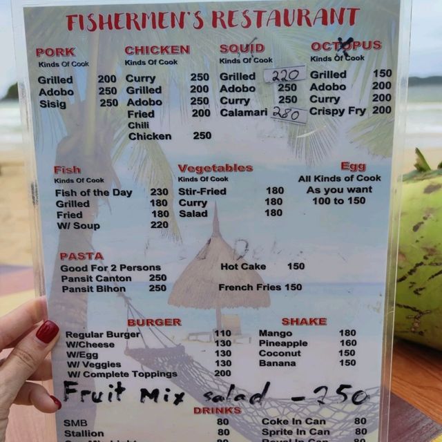 Grab a bite here if you're in Nacpan beach!